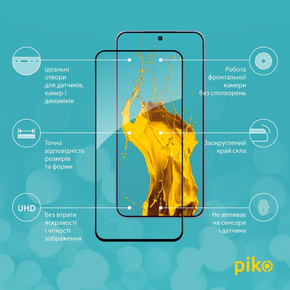 Захисне скло Piko Full Glue для Xiaomi 15 - Black. Фото 3 Захисне скло Piko Full Glue для Xiaomi 15 - Black (371261B). Фото 3 из 5