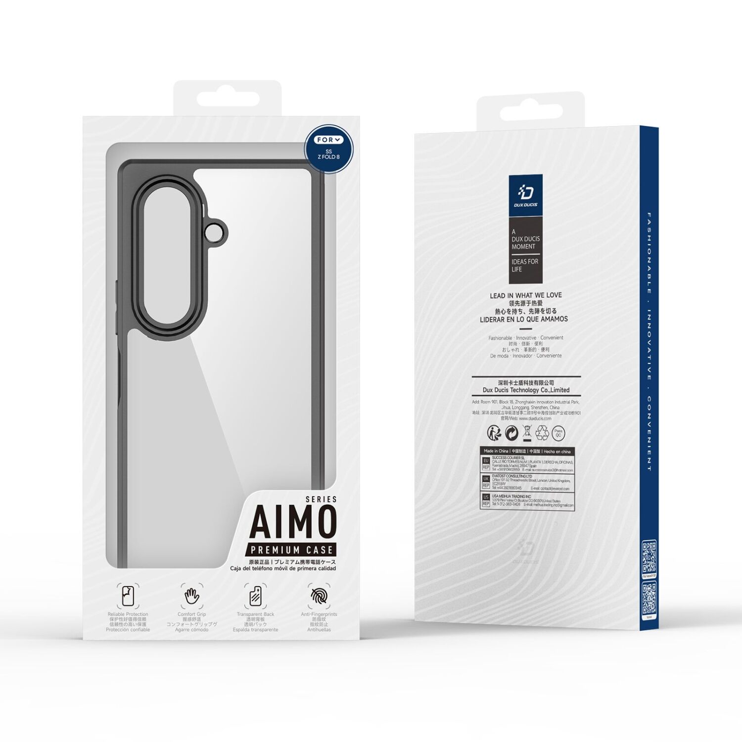 Защитный чехол DUX DUCIS Aimo Series для Samsung Galaxy Fold 8 Ultra - Black. Фото 9 Защитный чехол DUX DUCIS Aimo Series для Samsung Galaxy Fold 8 Ultra - Black (424045B). Фото 9 из 10