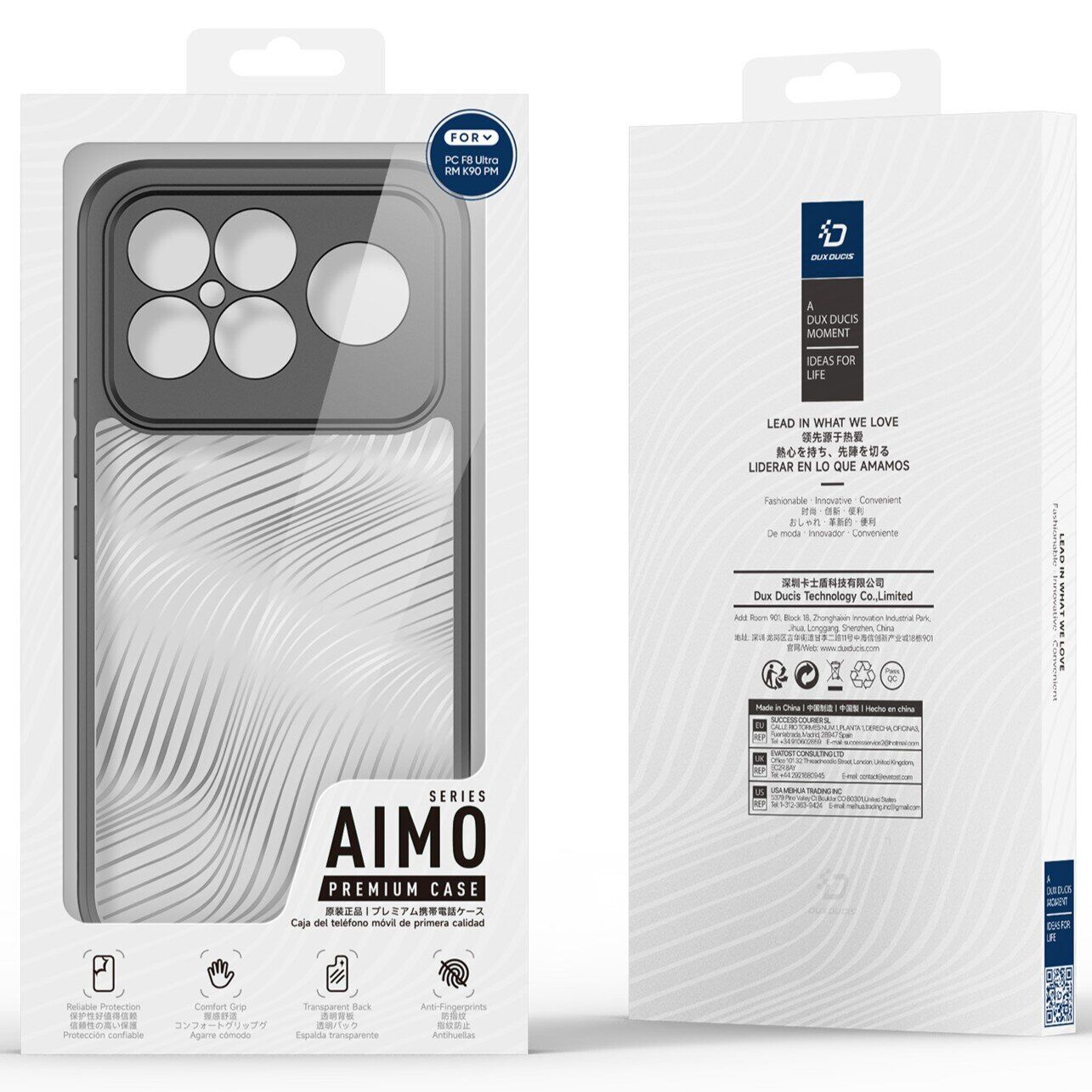 Защитный чехол DUX DUCIS Aimo Series для Xiaomi Poco F8 Ultra - Black. Фото 10 Защитный чехол DUX DUCIS Aimo Series для Xiaomi Poco F8 Ultra - Black (403427B). Фото 10 из 11