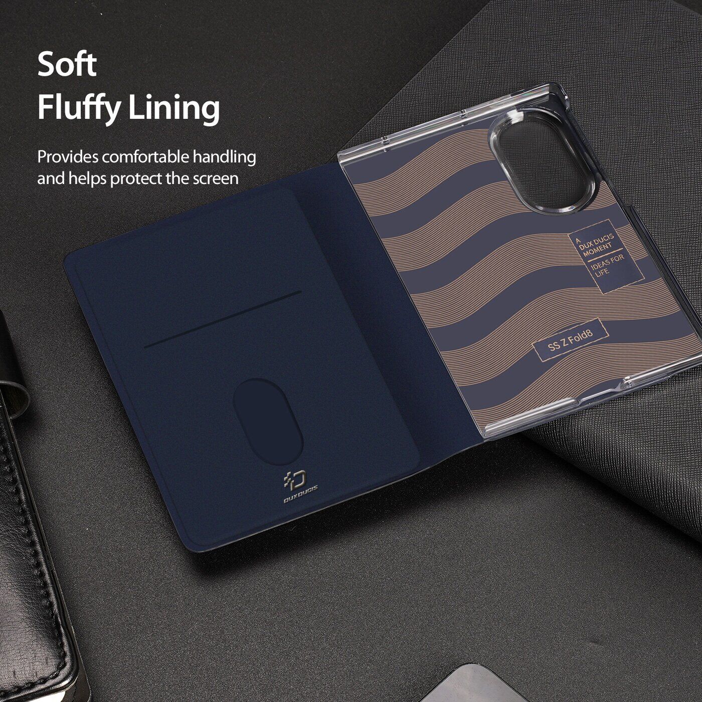 Защитный чехол DUX DUCIS Bril Series для Samsung Galaxy Fold 8 - Blue. Фото 9 Защитный чехол DUX DUCIS Bril Series для Samsung Galaxy Fold 8 - Blue (424511L). Фото 9 из 10