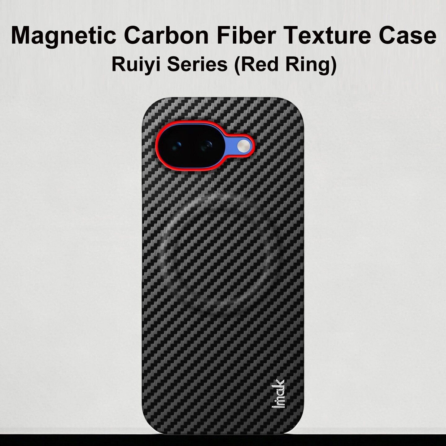 Защитный чехол IMAK Carbon Guard with MagSafe для Google Pixel 10a - Carbon Fiber. Фото 4 Защитный чехол IMAK Carbon Guard with MagSafe для Google Pixel 10a - Carbon Fiber (407367C). Фото 4 из 9