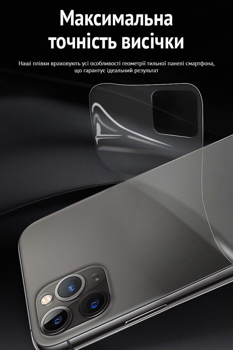 Захисна плівка на задню панель RockSpace Explosion-Proof SuperClear для TECNO Camon Slim. Фото 4 Захисна плівка на задню панель RockSpace Explosion-Proof SuperClear для TECNO Camon Slim (433004). Фото 4 з 9