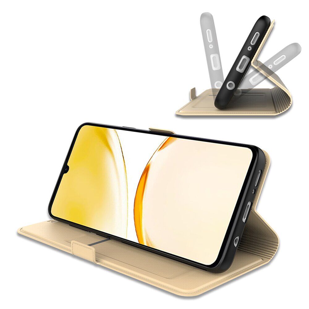 Чехол-книжка Deexe Faro Wallet для Xiaomi Redmi A7 Pro - Gold. Фото 3 Чехол-книжка Deexe Faro Wallet для Xiaomi Redmi A7 Pro - Gold (409724F). Фото 3 из 7
