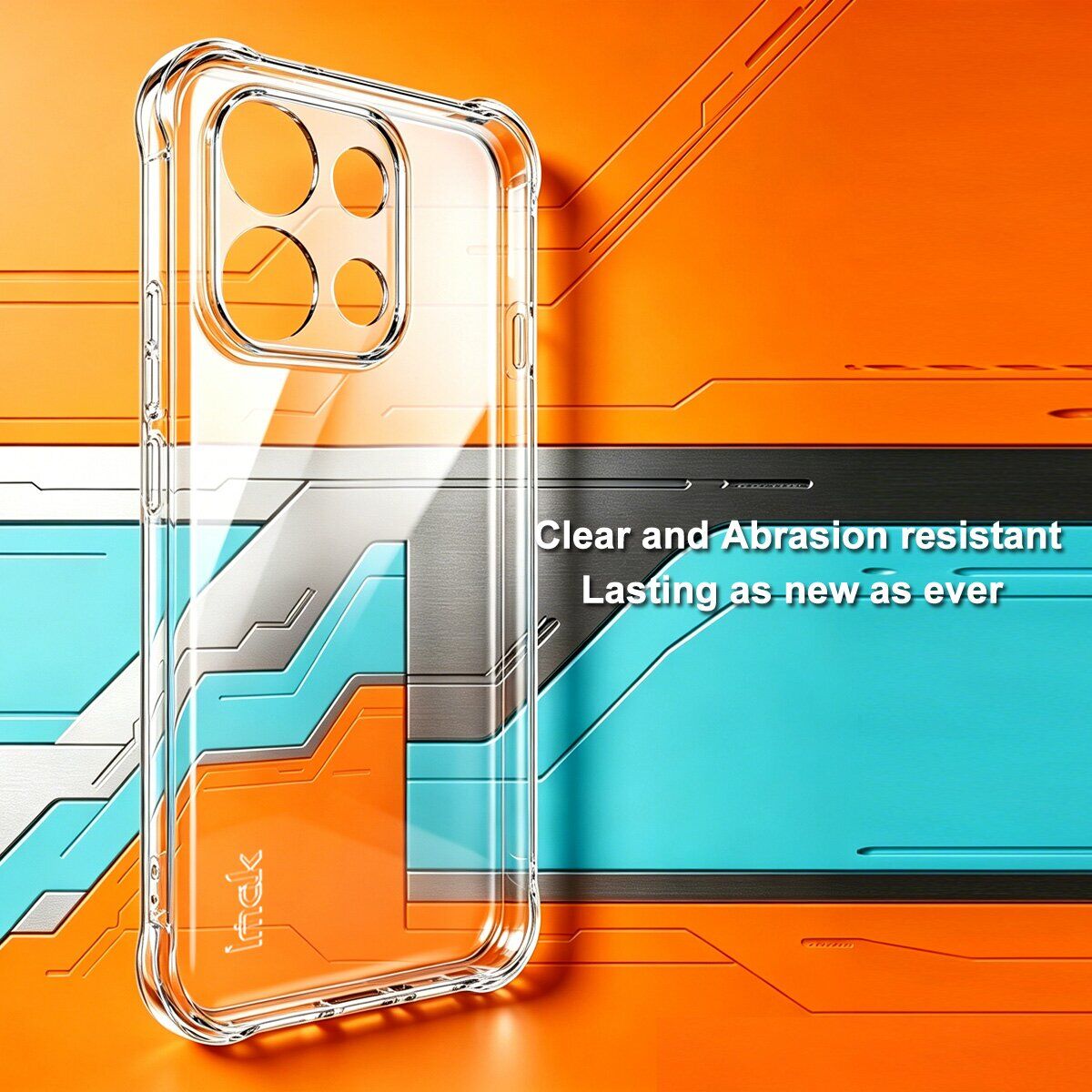 Чехол с усиленными углами IMAK Airbag MAX Case для OPPO Reno 16 F/FS - Transparent. Фото 4 Чехол с усиленными углами IMAK Airbag MAX Case для OPPO Reno 16 F/FS - Transparent (413408T). Фото 4 из 10