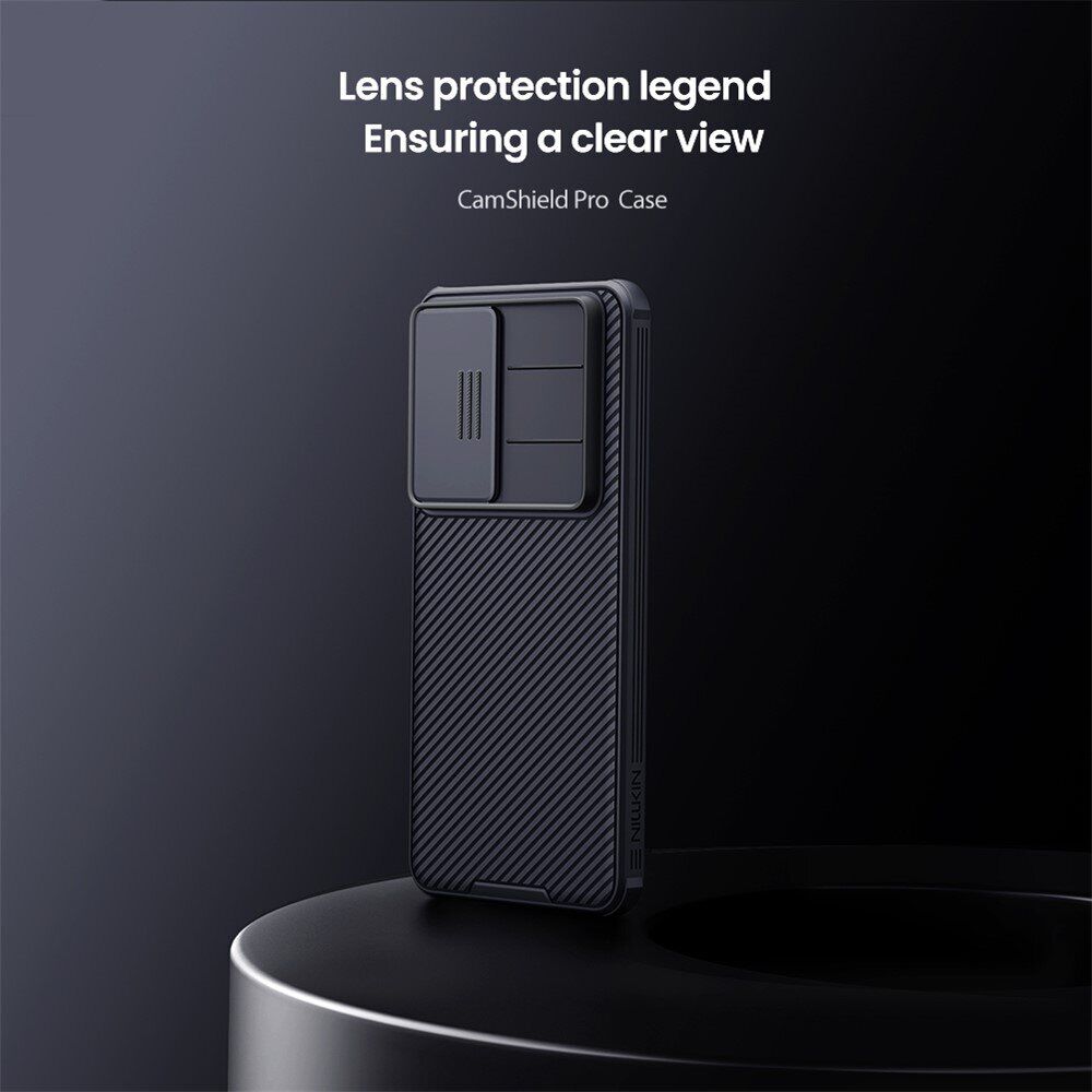 Чехол со шторкой для камеры NILLKIN CamShield Pro для Samsung Galaxy S26 FE - Black. Фото 11 Чехол со шторкой для камеры NILLKIN CamShield Pro для Samsung Galaxy S26 FE - Black (412725B). Фото 11 из 15