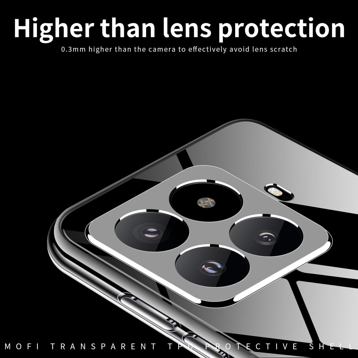 Силиконовый (TPU) чехол MOFI Thin Guard для Xiaomi 17T Pro - Transparent. Фото 4 Силиконовый (TPU) чехол MOFI Thin Guard для Xiaomi 17T Pro - Transparent (422340T). Фото 4 из 9
