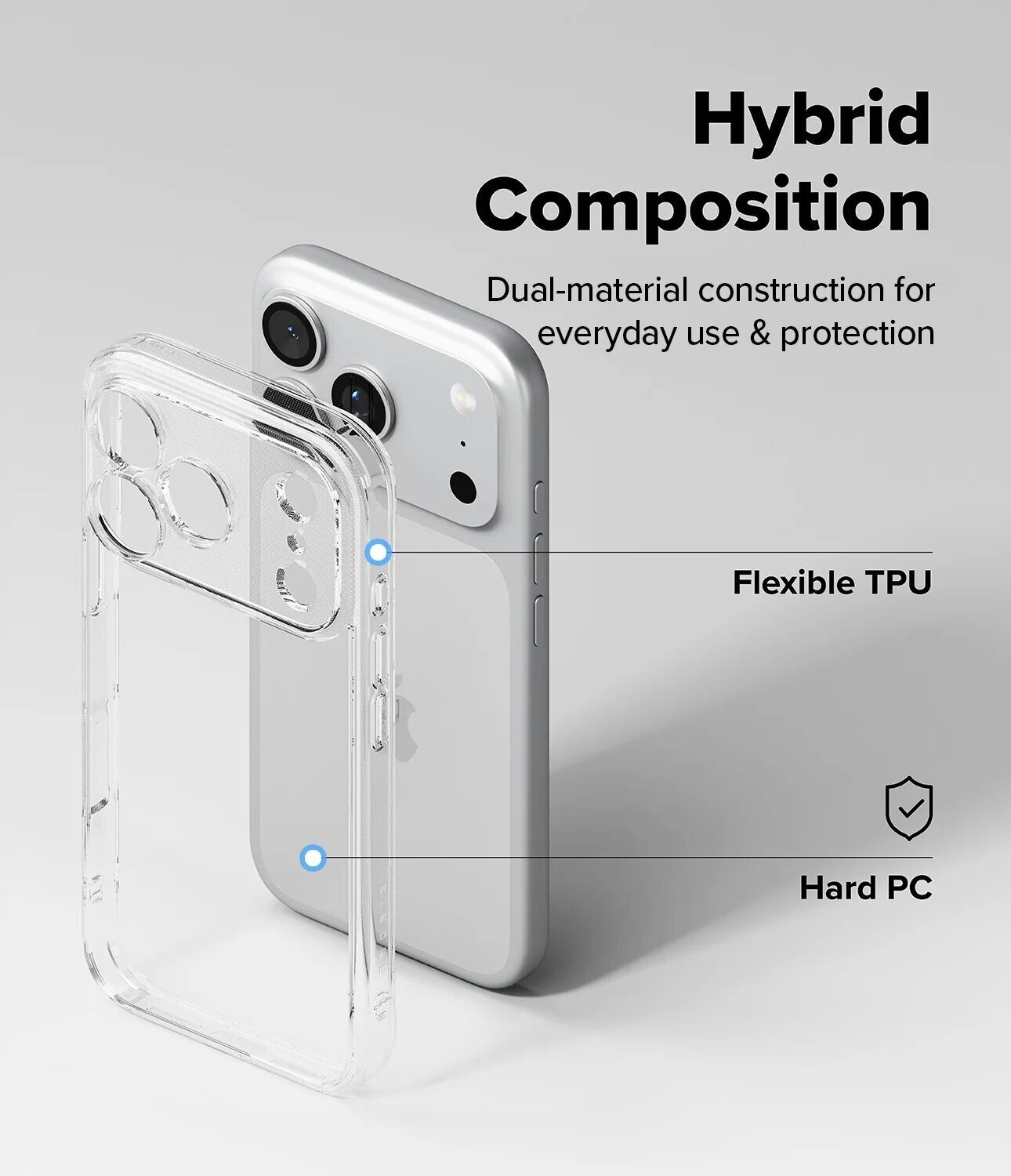 Защитный чехол Ringke Fusion для iPhone 18 Pro (8800380462519) - Clear. Фото 12 Защитный чехол Ringke Fusion для iPhone 18 Pro (8800380462519) - Clear (423767C). Фото 12 из 19
