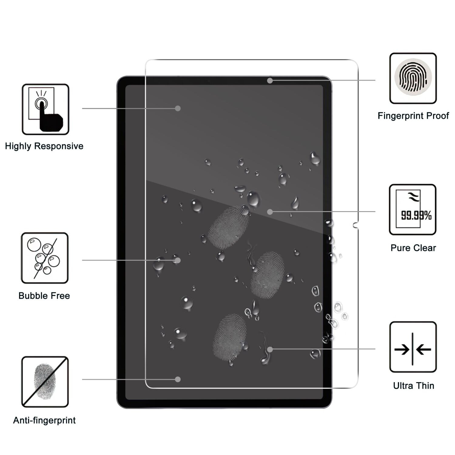 Защитное стекло Deexe Clear Glass для Samsung Galaxy Tab S12 Ultra. Фото 2 Защитное стекло Deexe Clear Glass для Samsung Galaxy Tab S12 Ultra (435706). Фото 2 из 4
