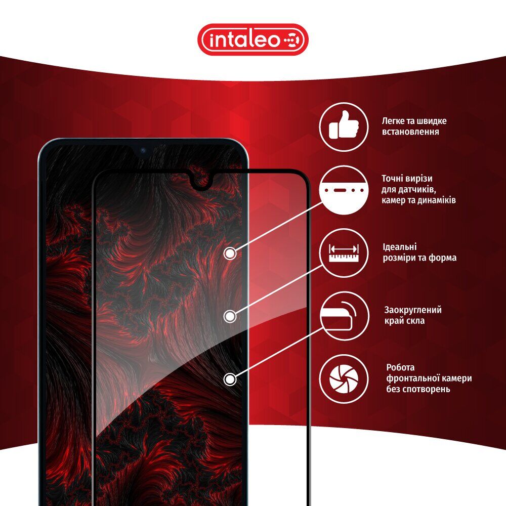 Защитное стекло Intaleo Full Glue для Xiaomi Redmi A7 Pro - Black. Фото 3 Защитное стекло Intaleo Full Glue для Xiaomi Redmi A7 Pro - Black (409734B). Фото 3 из 8
