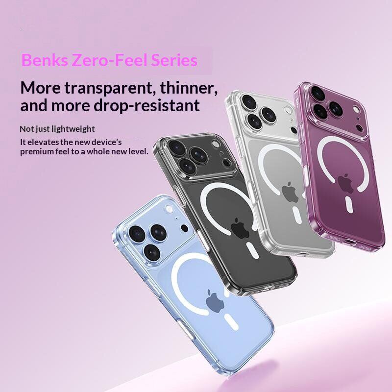Захисний чохол BENKS Crystal Magnetic для iPhone 18 Pro Max / 17 Pro Max - Transparent. Фото 6 Захисний чохол BENKS Crystal Magnetic для iPhone 18 Pro Max / 17 Pro Max - Transparent (440322T). Фото 6 з 13
