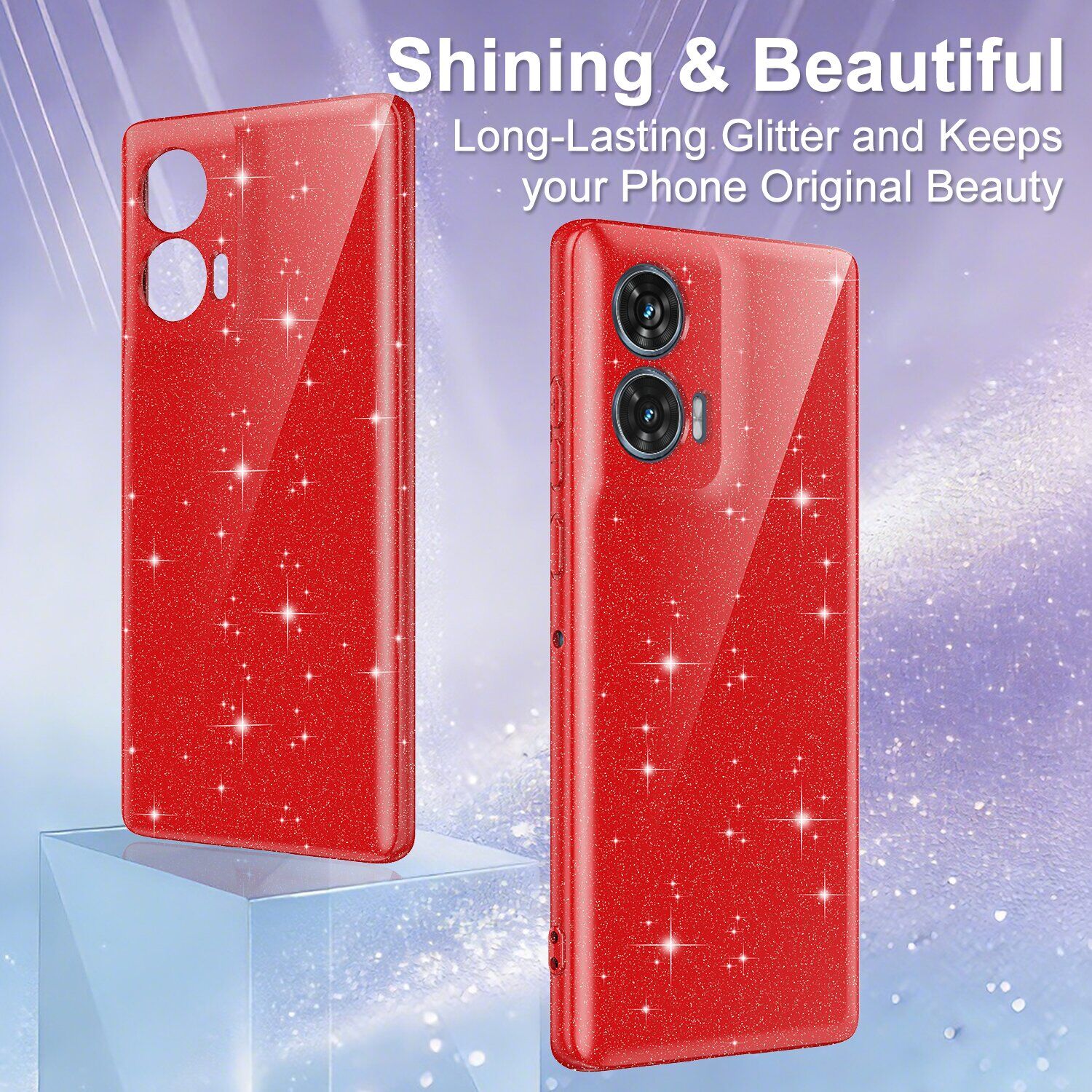 Захисний чохол Deexe Glitter Case with MagSafe для Motorola Edge 50 Fusion - Black. Фото 5 Захисний чохол Deexe Glitter Case with MagSafe для Motorola Edge 50 Fusion - Black (354261B). Фото 5 з 7