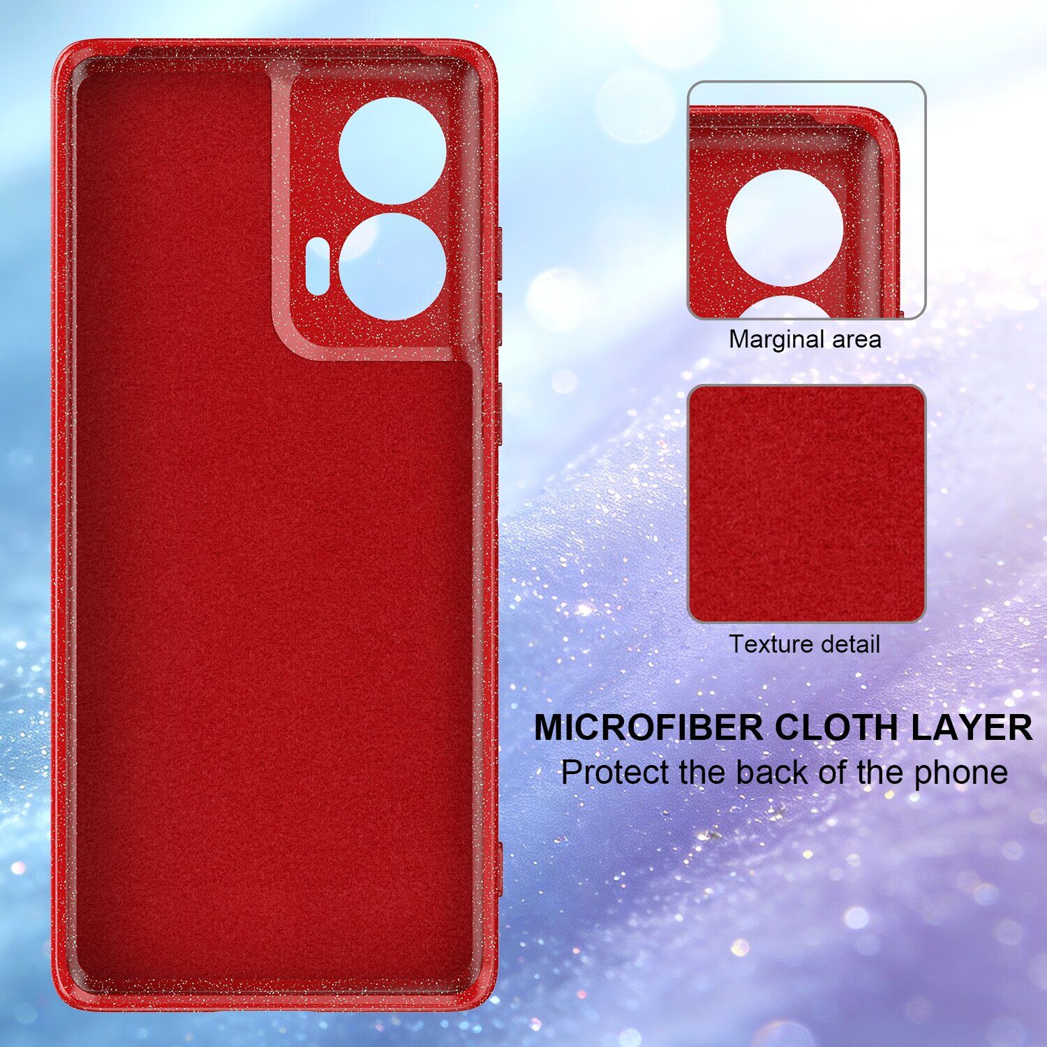 Захисний чохол Deexe Glitter Case with MagSafe для Motorola Edge 50 Fusion - Black. Фото 4 Захисний чохол Deexe Glitter Case with MagSafe для Motorola Edge 50 Fusion - Black (354261B). Фото 4 з 7