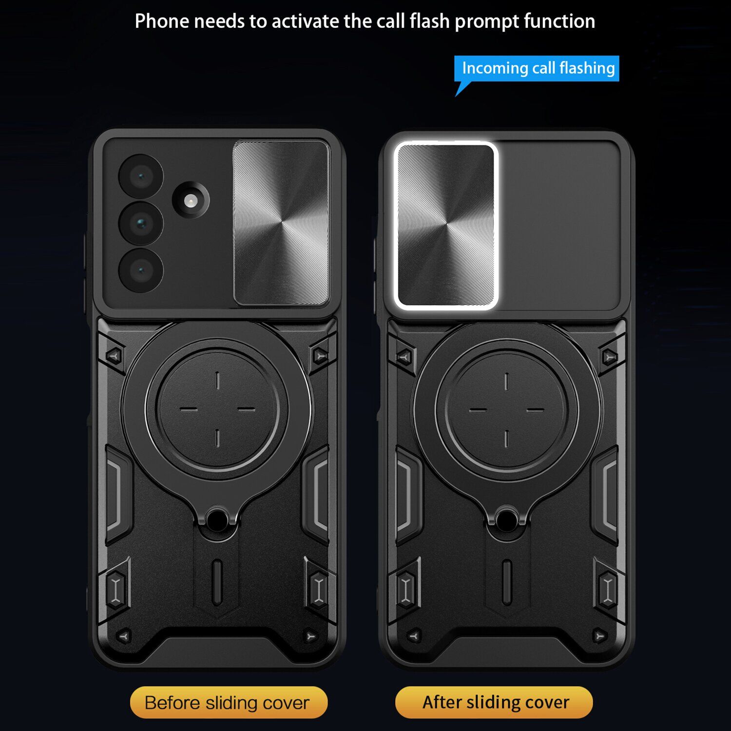 Защитный чехол Deexe Magnetic Space для Samsung Galaxy A37 (A376) - Black. Фото 5 Защитный чехол Deexe Magnetic Space для Samsung Galaxy A37 (A376) - Black (406029B). Фото 5 из 7