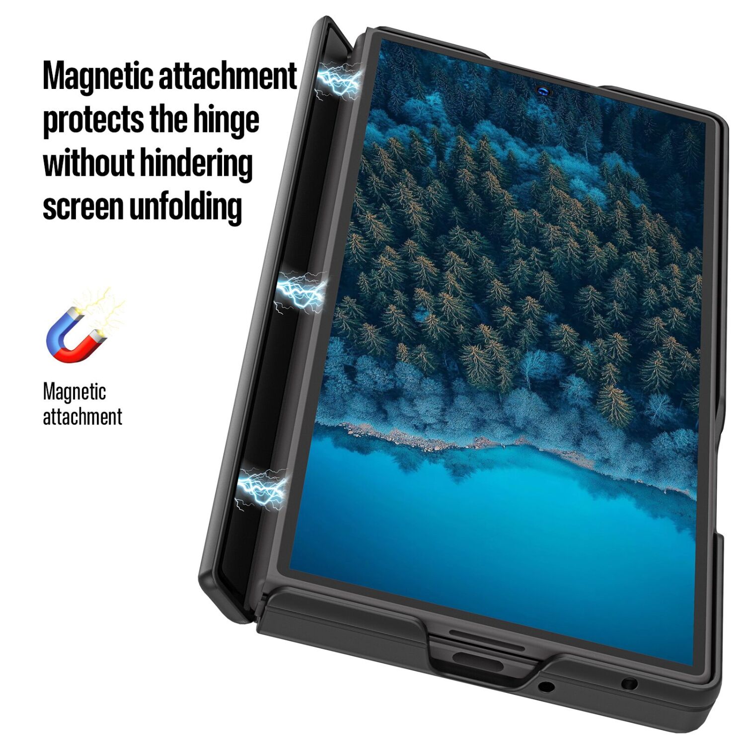 Захисний чохол Dux Ducis Expn Series Magnetic (FF) для Samsung Galaxy Fold 8 Ultra - Orange. Фото 10 Захисний чохол Dux Ducis Expn Series Magnetic (FF) для Samsung Galaxy Fold 8 Ultra - Orange (424001O). Фото 10 з 12