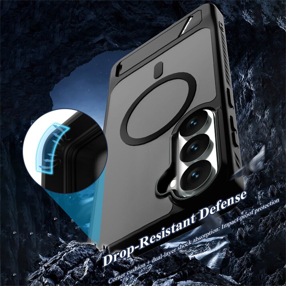 Защитный чехол LEREACH Le-Chic Series для Samsung Galaxy S26 - Black. Фото 9 Защитный чехол LEREACH Le-Chic Series для Samsung Galaxy S26 - Black (404237B). Фото 9 из 14