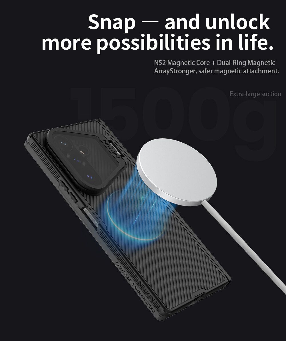 Защитный чехол NILLKIN CamShield Prop Magnetic (FF) для Samsung Galaxy Fold 8 Ultra - Black. Фото 14 Защитный чехол NILLKIN CamShield Prop Magnetic (FF) для Samsung Galaxy Fold 8 Ultra - Black (424013B). Фото 14 из 18