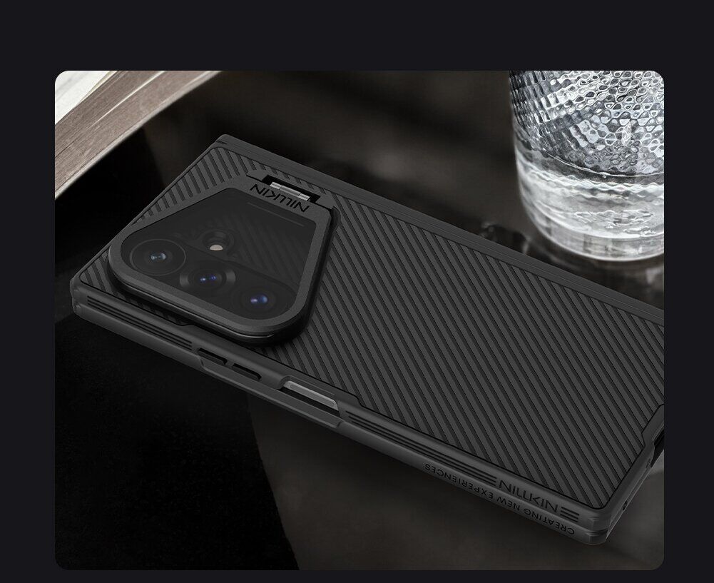 Защитный чехол NILLKIN CamShield Prop Magnetic (FF) для Samsung Galaxy Fold 8 Ultra - Black. Фото 16 Защитный чехол NILLKIN CamShield Prop Magnetic (FF) для Samsung Galaxy Fold 8 Ultra - Black (424013B). Фото 16 из 18