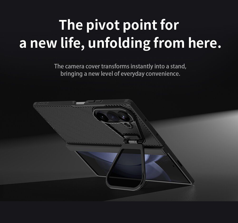 Защитный чехол NILLKIN CamShield Prop Magnetic (FF) для Samsung Galaxy Fold 8 Ultra - Black. Фото 12 Защитный чехол NILLKIN CamShield Prop Magnetic (FF) для Samsung Galaxy Fold 8 Ultra - Black (424013B). Фото 12 из 18