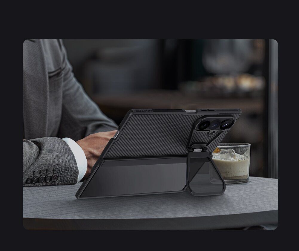 Защитный чехол NILLKIN CamShield Prop Magnetic (FF) для Samsung Galaxy Fold 8 Ultra - Black. Фото 13 Защитный чехол NILLKIN CamShield Prop Magnetic (FF) для Samsung Galaxy Fold 8 Ultra - Black (424013B). Фото 13 из 18