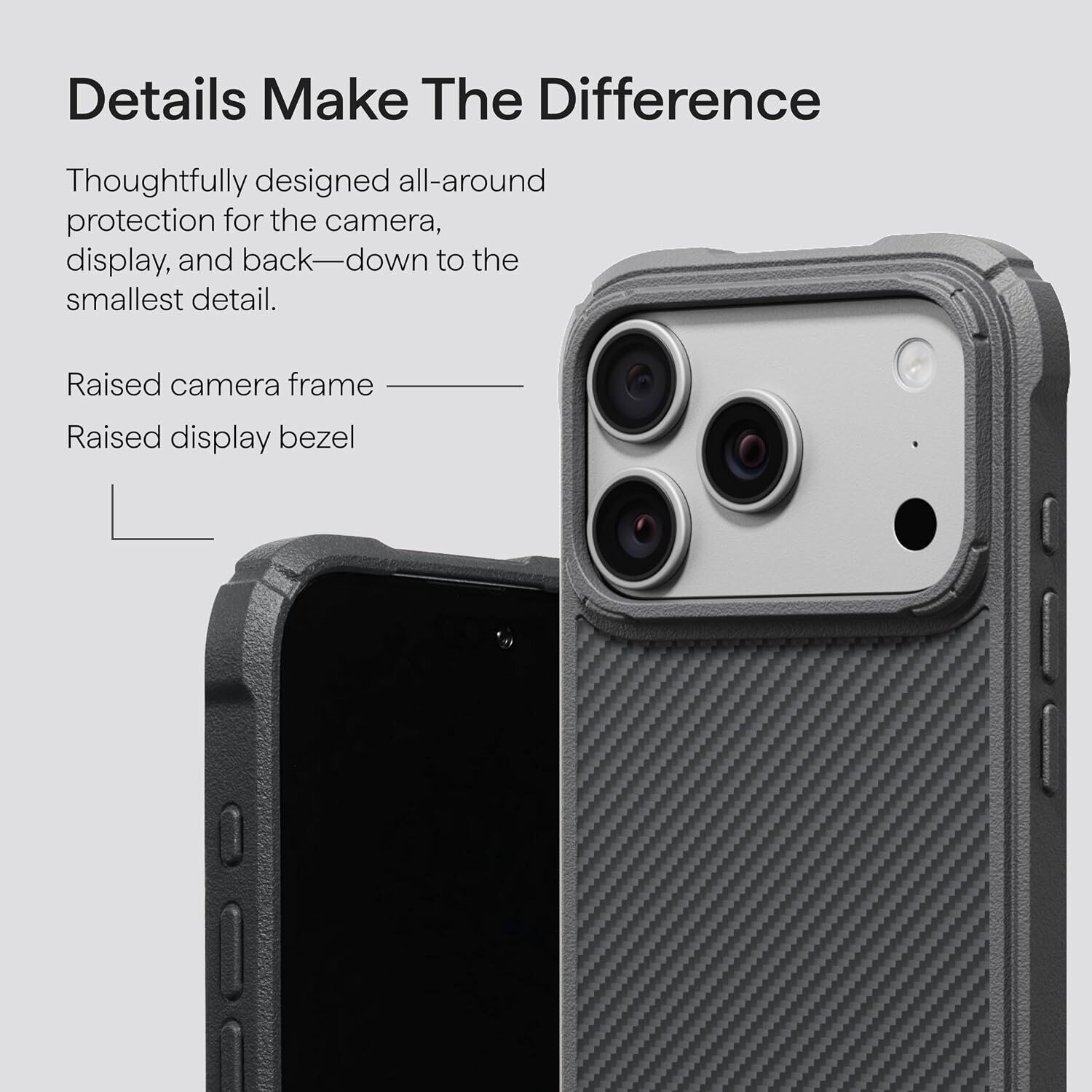 Захисний чохол Pitaka Cairn Case для iPhone 18 Pro Max / 17 Pro Max (KI1804CPM2) - California Dream-01. Фото 10 Захисний чохол Pitaka Cairn Case для iPhone 18 Pro Max / 17 Pro Max (KI1804CPM2) - California Dream-01 (423967CO). Фото 10 з 12