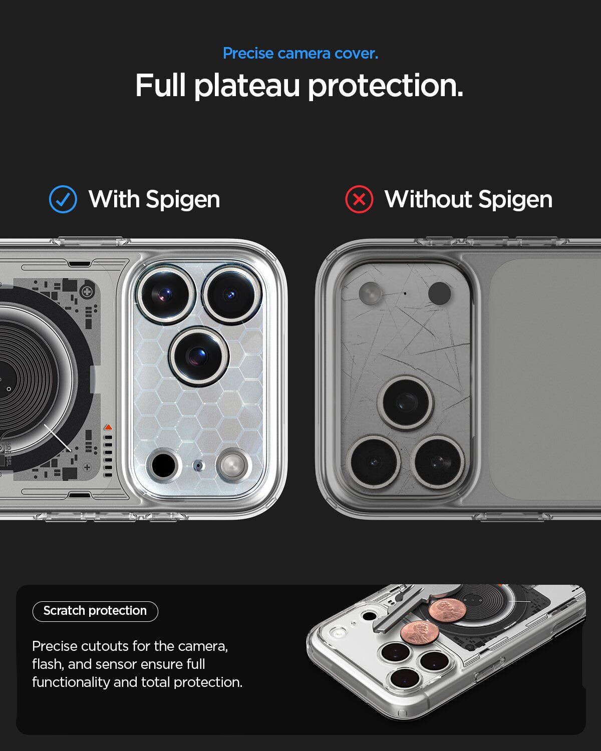 Захисний чохол Spigen Ultra Hybrid Neo One (MagFit) для iPhone 18 Pro Max (ACS12129) - Clear. Фото 9 Захисний чохол Spigen Ultra Hybrid Neo One (MagFit) для iPhone 18 Pro Max (ACS12129) - Clear (440311C). Фото 9 з 12