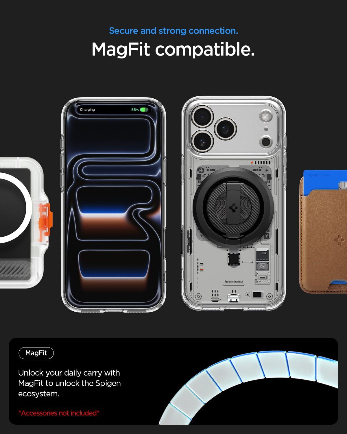 Захисний чохол Spigen Ultra Hybrid Neo One (MagFit) для iPhone 18 Pro Max (ACS12129) - Clear. Фото 10 Захисний чохол Spigen Ultra Hybrid Neo One (MagFit) для iPhone 18 Pro Max (ACS12129) - Clear (440311C). Фото 10 з 12