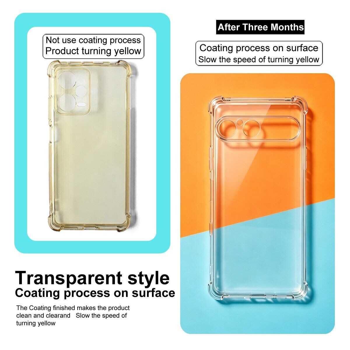Чехол с усиленными углами IMAK Airbag MAX Case для OPPO Reno 16 / 16 Pro - Transparent. Фото 9 Чехол с усиленными углами IMAK Airbag MAX Case для OPPO Reno 16 / 16 Pro - Transparent (413206T). Фото 9 из 10