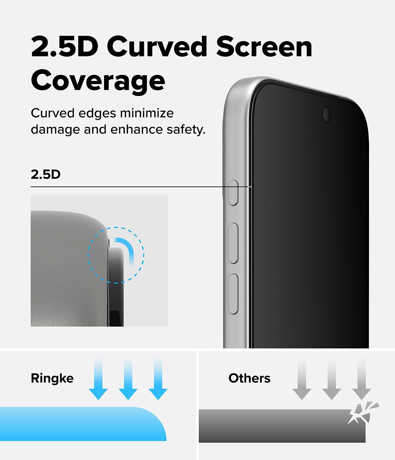 Комплект захисних стекол (2шт) Ringke Easy Slide Privacy для iPhone 17 Pro Max (8800328810716) - Black. Фото 13 Комплект захисних стекол (2шт) Ringke Easy Slide Privacy для iPhone 17 Pro Max (8800328810716) - Black (411128B). Фото 13 з 21