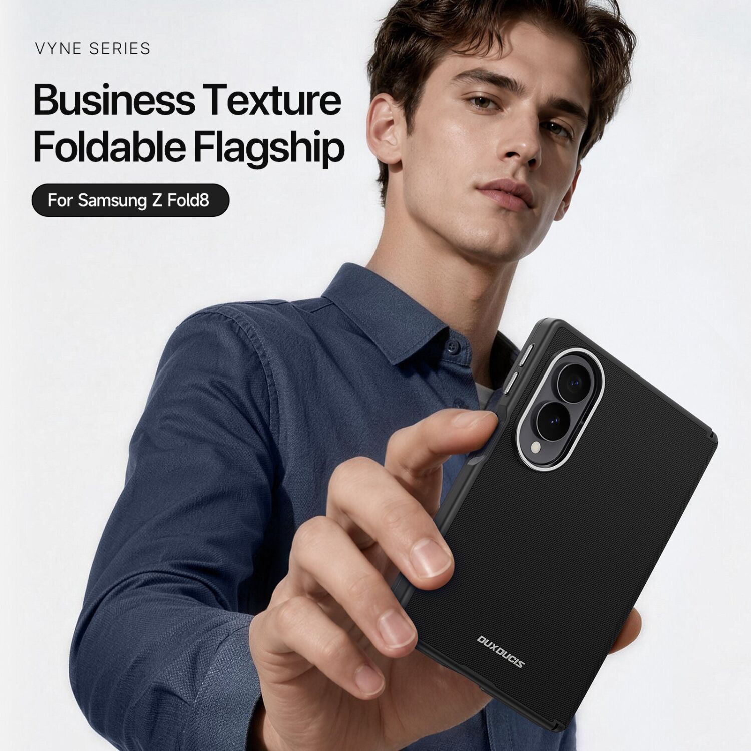 Защитный чехол Dux Ducis Vyne Series для Samsung Galaxy Fold 8 - Black. Фото 6 Защитный чехол Dux Ducis Vyne Series для Samsung Galaxy Fold 8 - Black (424512B). Фото 6 из 13