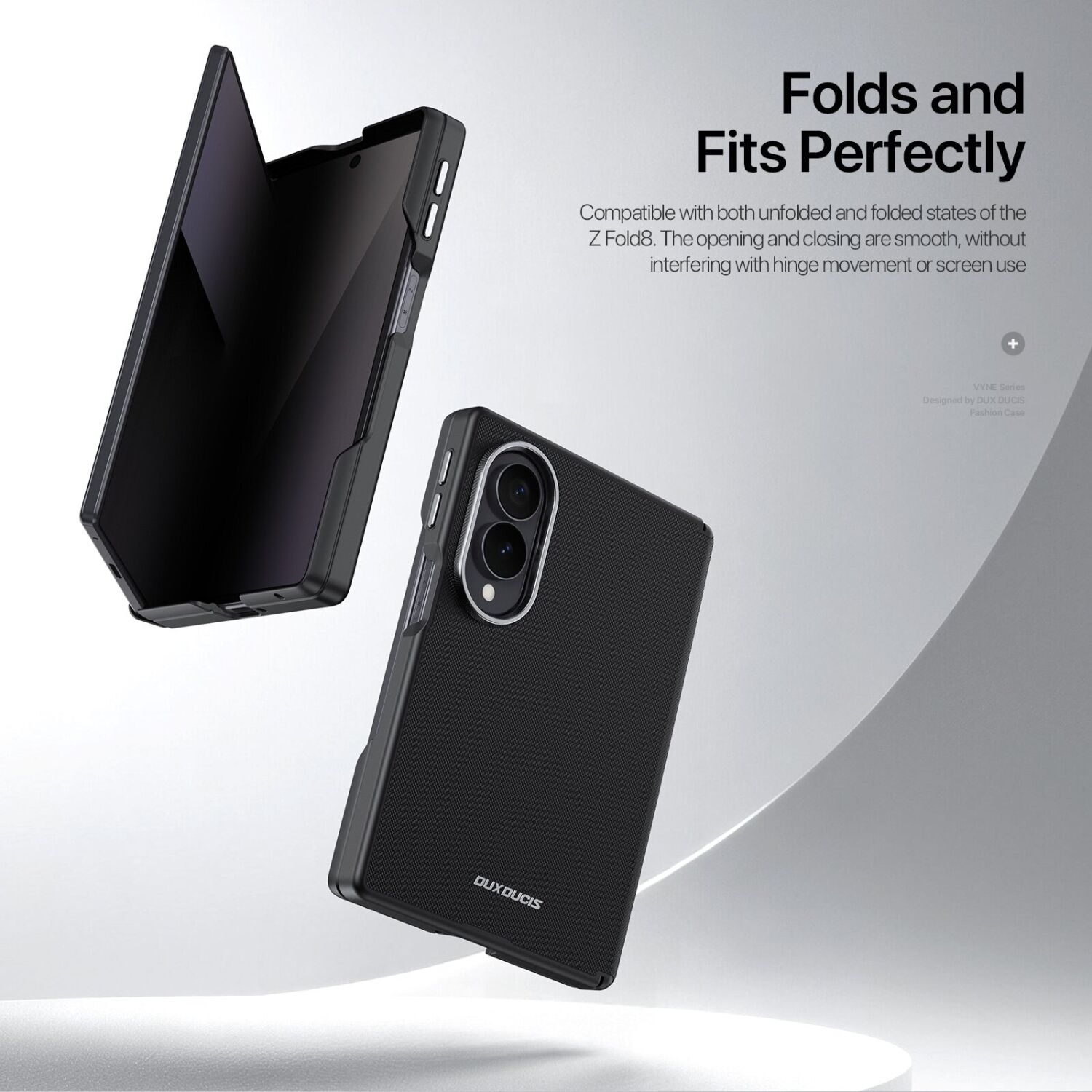 Защитный чехол Dux Ducis Vyne Series для Samsung Galaxy Fold 8 - Black. Фото 7 Защитный чехол Dux Ducis Vyne Series для Samsung Galaxy Fold 8 - Black (424512B). Фото 7 из 13