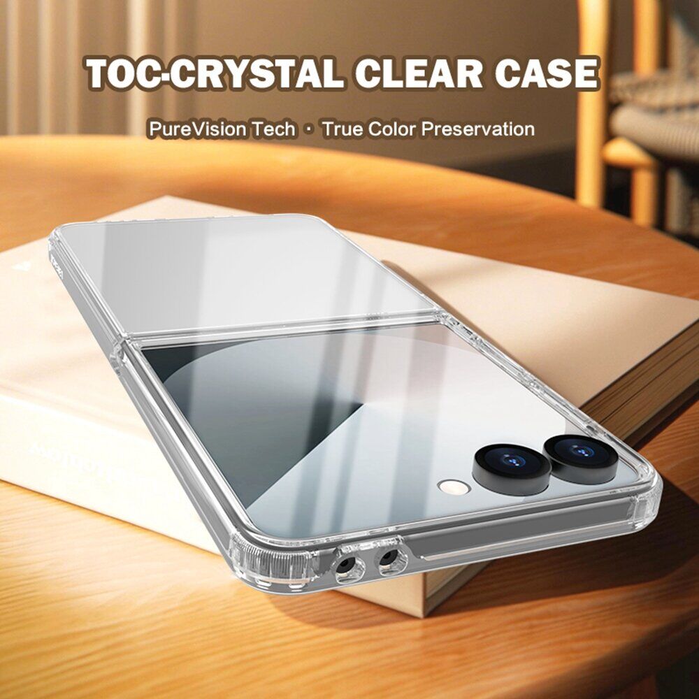 Защитный чехол LEREACH TOC Series для Samsung Galaxy Flip 8 - Transparent. Фото 8 Защитный чехол LEREACH TOC Series для Samsung Galaxy Flip 8 - Transparent (423505T). Фото 8 из 16
