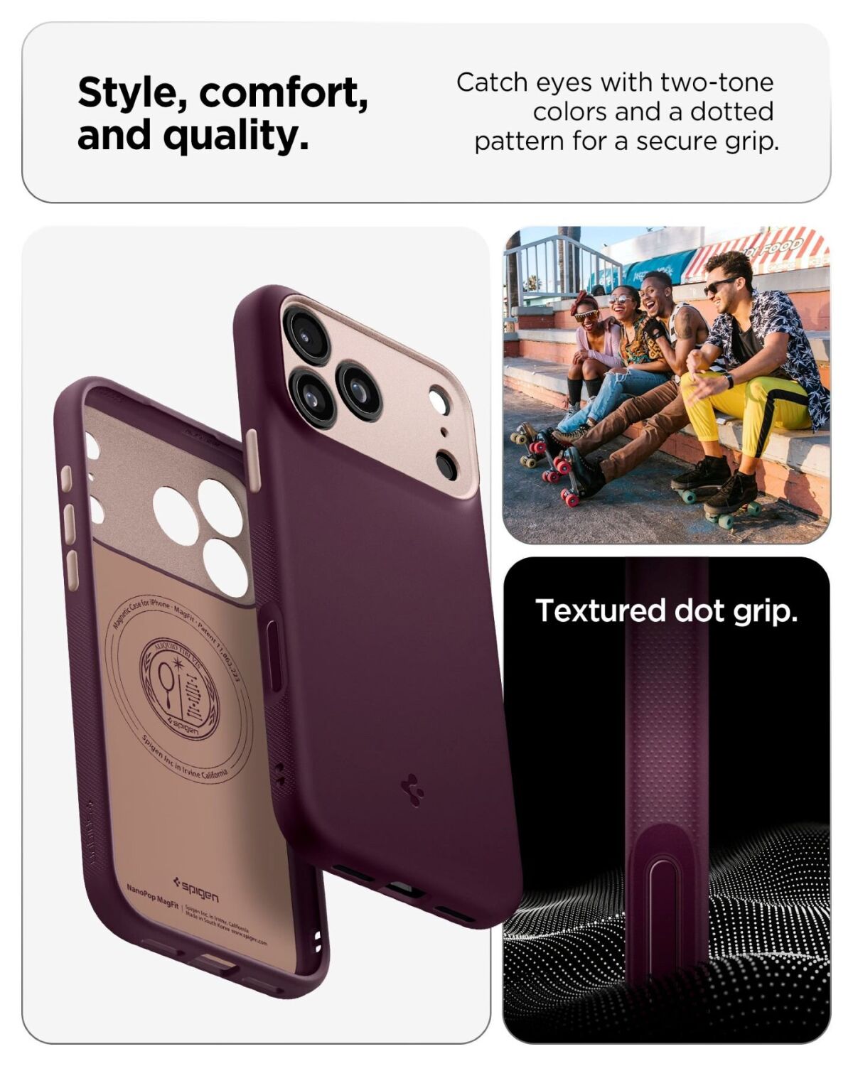 Защитный чехол Spigen Nano Pop (MagFit) для iPhone 18 Pro Max / 17 Pro Max (ACS12140) - Navy. Фото 7 Защитный чехол Spigen Nano Pop (MagFit) для iPhone 18 Pro Max / 17 Pro Max (ACS12140) - Navy (440303N). Фото 7 из 10