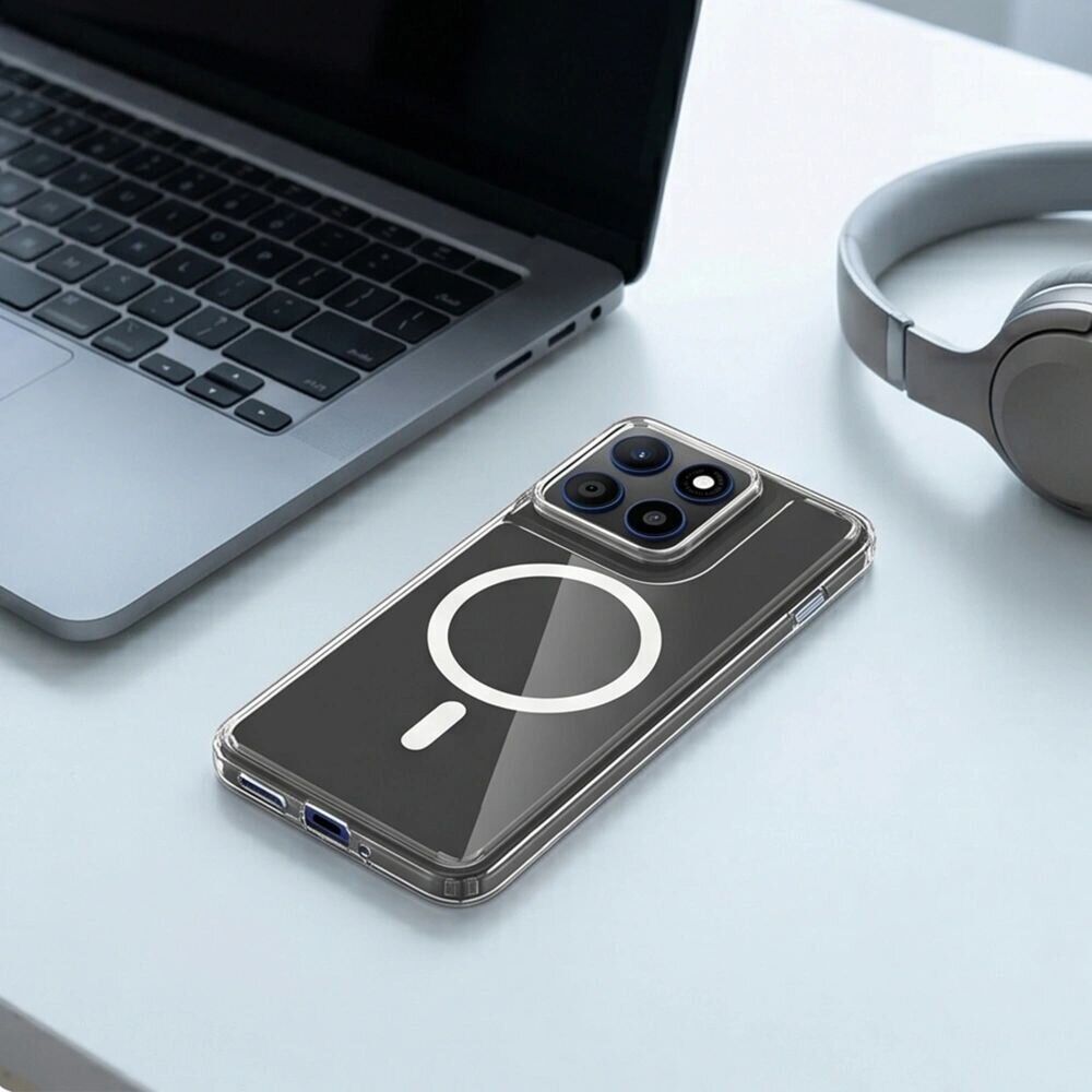 Защитный чехол Tech-Protect FlexAir Hybrid MagSafe для Motorola Edge 70 - Crystal Clear. Фото 6 Защитный чехол Tech-Protect FlexAir Hybrid MagSafe для Motorola Edge 70 - Crystal Clear (402132C). Фото 6 из 7
