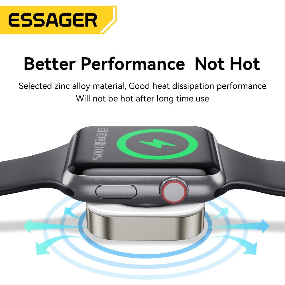 Беспроводное зарядное устройство ESSAGER Yibay (EWXT-YB02-Z) - White. Фото 5 Беспроводное зарядное устройство ESSAGER Yibay (EWXT-YB02-Z) - White (958322W). Фото 5 из 6