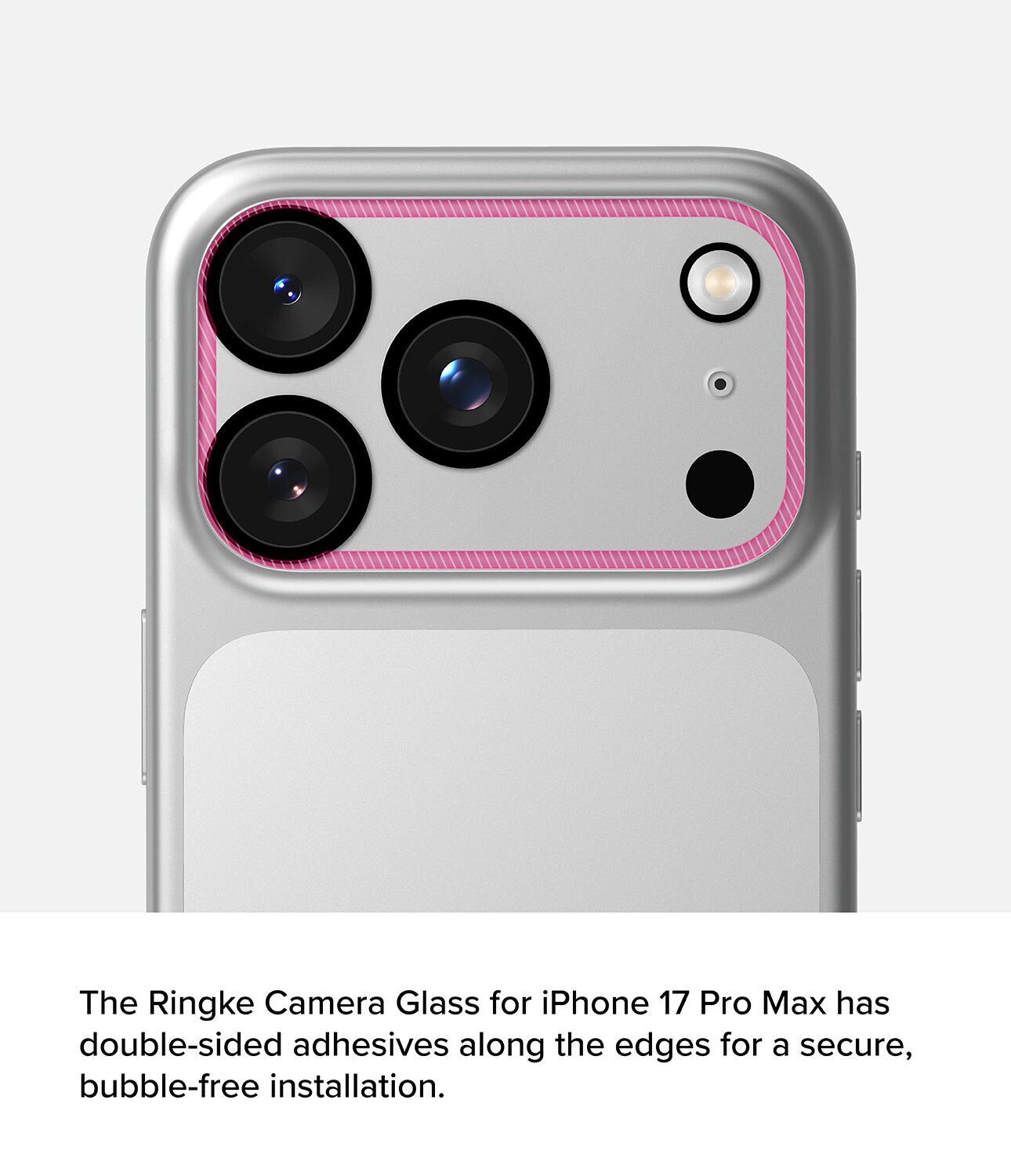Комплект захисних стекол Ringke Camera Full Cover Glass для iPhone 17 Pro Max (8800328812345) - Black. Фото 8 Комплект захисних стекол Ringke Camera Full Cover Glass для iPhone 17 Pro Max (8800328812345) - Black (411129B). Фото 8 з 11