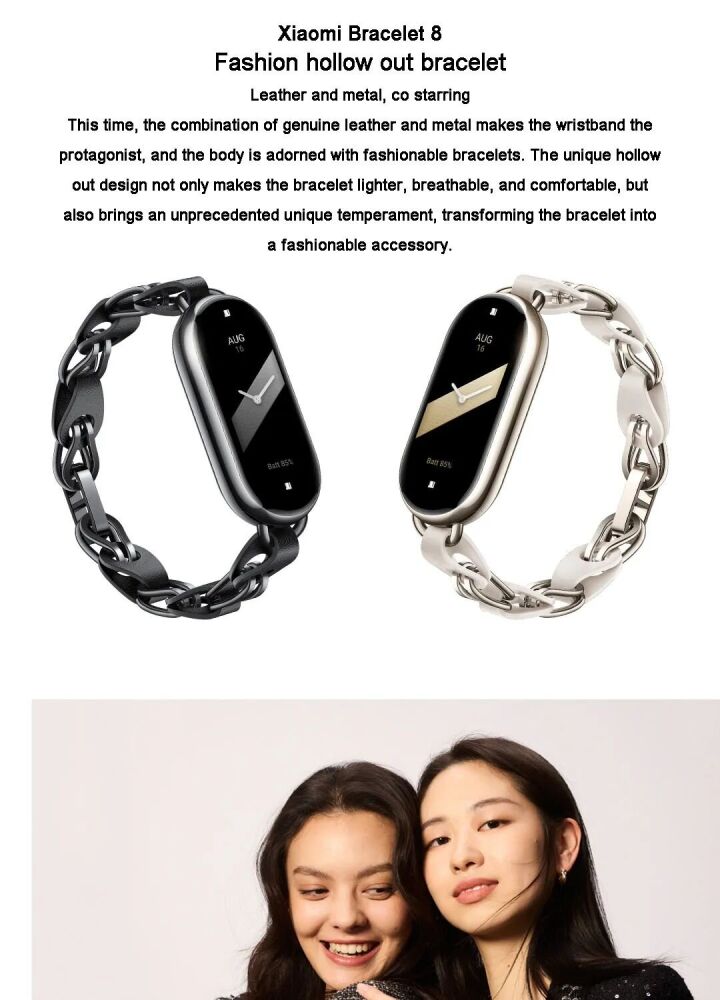 Оригинальный ремешок Chain Strap для Xiaomi Mi Smart Band 8 / 9