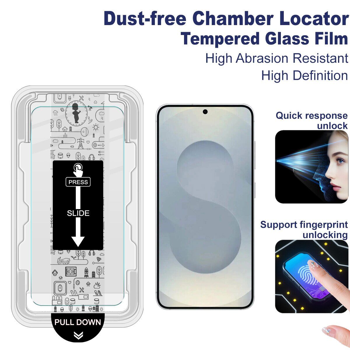 Защитное стекло IMAK H Install Screen Guard для Samsung Galaxy S26. Фото 2 Защитное стекло IMAK H Install Screen Guard для Samsung Galaxy S26 (404265). Фото 2 из 9