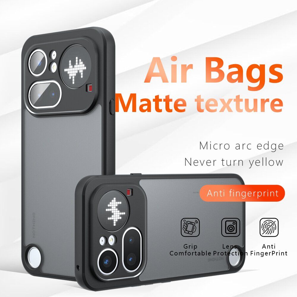 Защитный чехол Deexe Matte Skin для Nothing Phone (4a) Pro - Transparent Black. Фото 2 Защитный чехол Deexe Matte Skin для Nothing Phone (4a) Pro - Transparent Black (411408TB). Фото 2 из 10