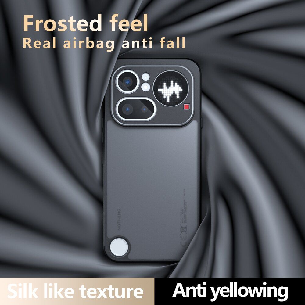 Защитный чехол Deexe Matte Skin для Nothing Phone (4a) Pro - Transparent Black. Фото 8 Защитный чехол Deexe Matte Skin для Nothing Phone (4a) Pro - Transparent Black (411408TB). Фото 8 из 10