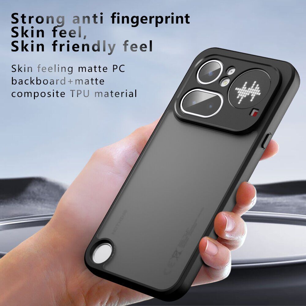 Защитный чехол Deexe Matte Skin для Nothing Phone (4a) Pro - Transparent Black. Фото 7 Защитный чехол Deexe Matte Skin для Nothing Phone (4a) Pro - Transparent Black (411408TB). Фото 7 из 10
