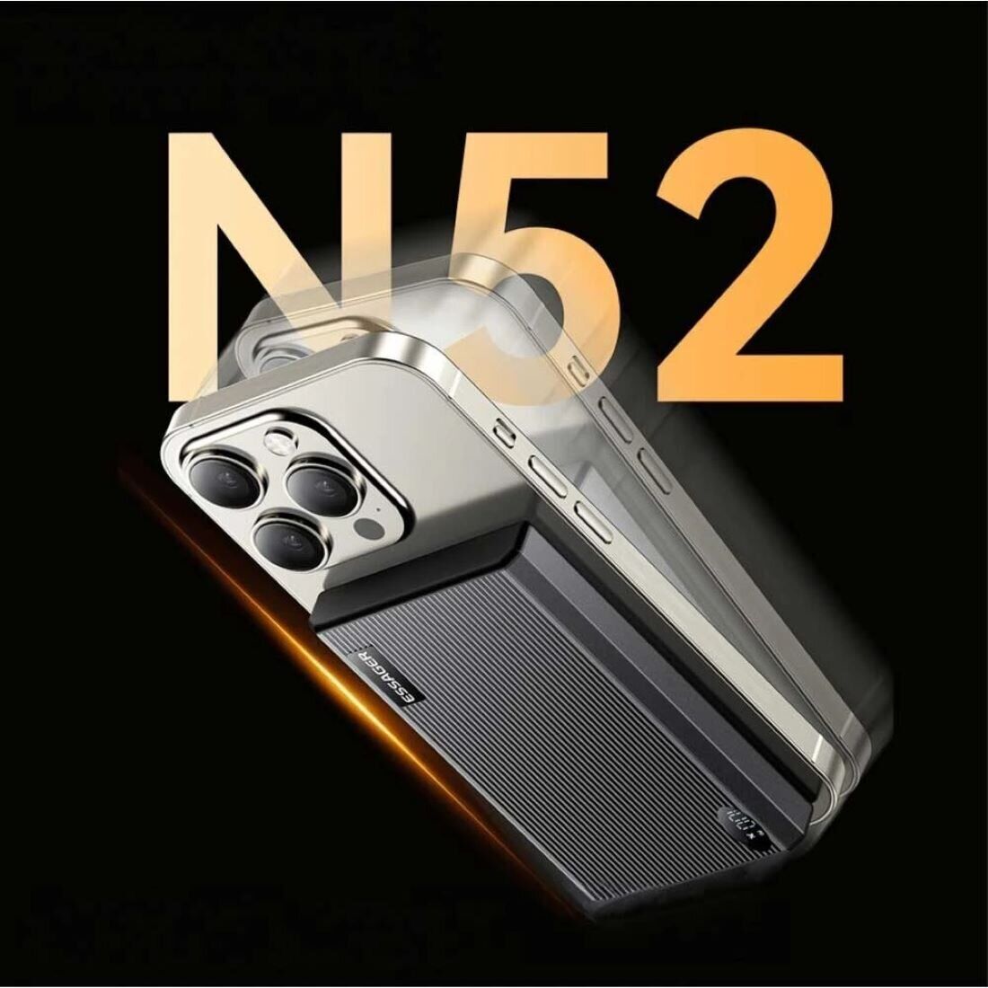 Зовнішній акумулятор ESSAGER Shining Magnetic 20W (10000mAh) EDY1W-SY0G-Z - Black. Фото 7 Зовнішній акумулятор ESSAGER Shining Magnetic 20W (10000mAh) EDY1W-SY0G-Z - Black (995773B). Фото 7 з 9