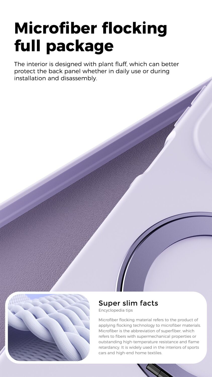 Захисний чохол ABEEL Lyra Skin Kickstand with MagSafe для Samsung Galaxy A27 (A276) - Purple. Фото 4 Захисний чохол ABEEL Lyra Skin Kickstand with MagSafe для Samsung Galaxy A27 (A276) - Purple (408645V). Фото 4 з 10
