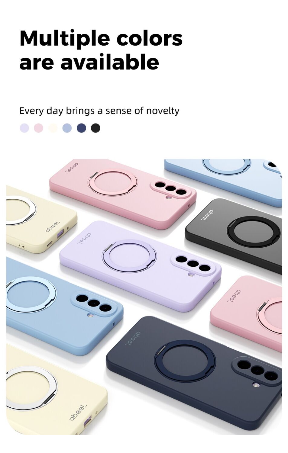 Захисний чохол ABEEL Lyra Skin Kickstand with MagSafe для Samsung Galaxy A27 (A276) - Purple. Фото 5 Захисний чохол ABEEL Lyra Skin Kickstand with MagSafe для Samsung Galaxy A27 (A276) - Purple (408645V). Фото 5 з 10