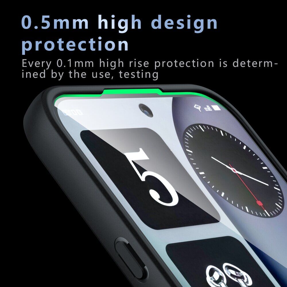 Захисний чохол Deexe Matte Skin для Nothing Phone (4a) - Transparent Black. Фото 6 Захисний чохол Deexe Matte Skin для Nothing Phone (4a) - Transparent Black (411312TB). Фото 6 з 10
