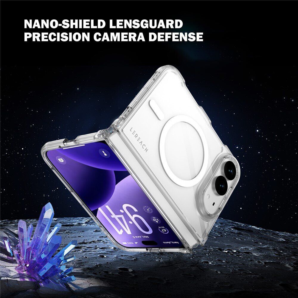 Защитный чехол LEREACH TOC Crystal Magnetic (FF) для iPhone Duo - Transparent. Фото 12 Защитный чехол LEREACH TOC Crystal Magnetic (FF) для iPhone Duo - Transparent (435023T). Фото 12 из 20