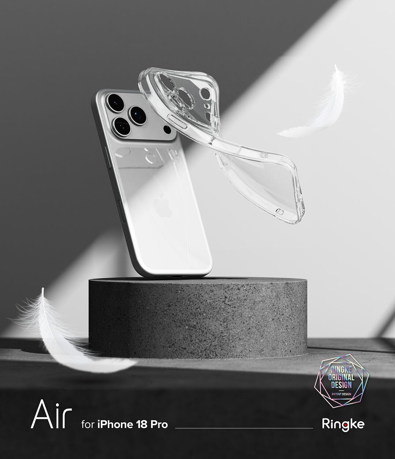 Защитный чехол Ringke Air (FP) для iPhone 18 Pro (8800380462816) - Clear. Фото 5 Защитный чехол Ringke Air (FP) для iPhone 18 Pro (8800380462816) - Clear (423769C). Фото 5 из 17