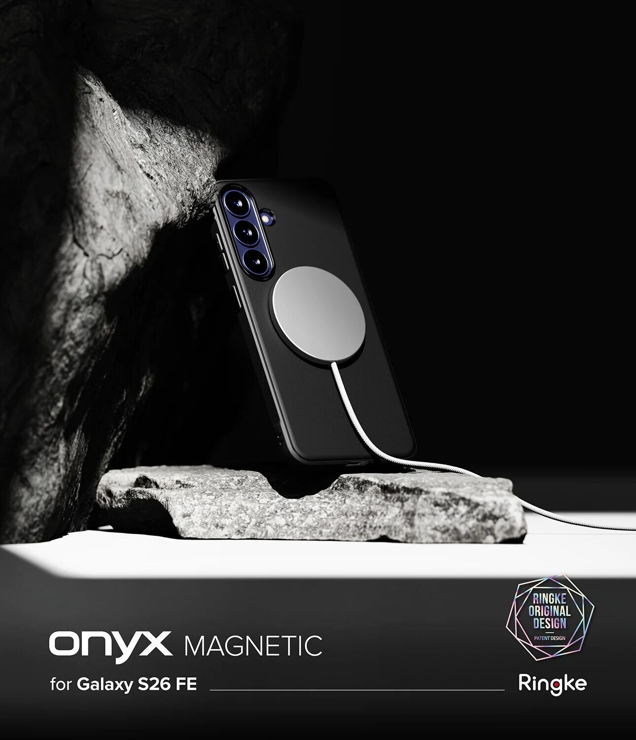 Защитный чехол Ringke Onyx Magnetic (FP) для Samsung Galaxy S26 FE (8800380463837) - Black. Фото 6 Защитный чехол Ringke Onyx Magnetic (FP) для Samsung Galaxy S26 FE (8800380463837) - Black (412759B). Фото 6 из 20