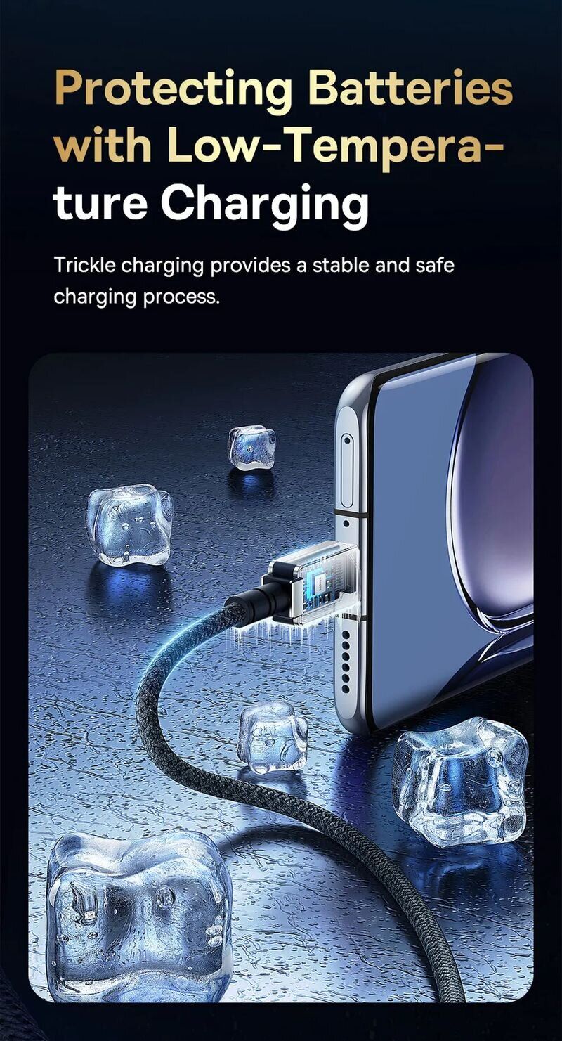 Кабель Baseus Unbreakable Series USB to Type-C (100W, 2m) P10355801111-01 - Cluster Black. Фото 18 Кабель Baseus Unbreakable Series USB to Type-C (100W, 2m) P10355801111-01 - Cluster Black (896150B). Фото 18 из 26