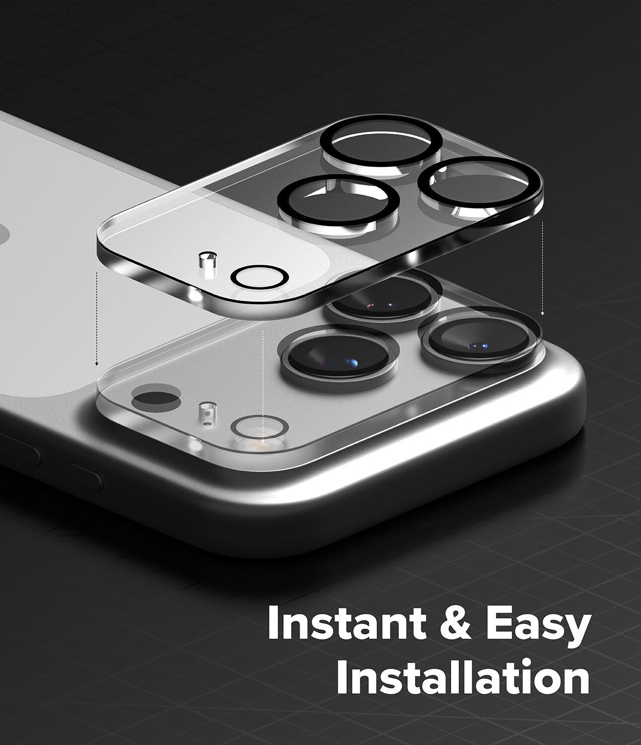 Комплект защитных стекол Ringke Camera Full Cover Glass для iPhone 17 Pro (8800328812352) - Black. Фото 7 Комплект защитных стекол Ringke Camera Full Cover Glass для iPhone 17 Pro (8800328812352) - Black (422705B). Фото 7 из 11