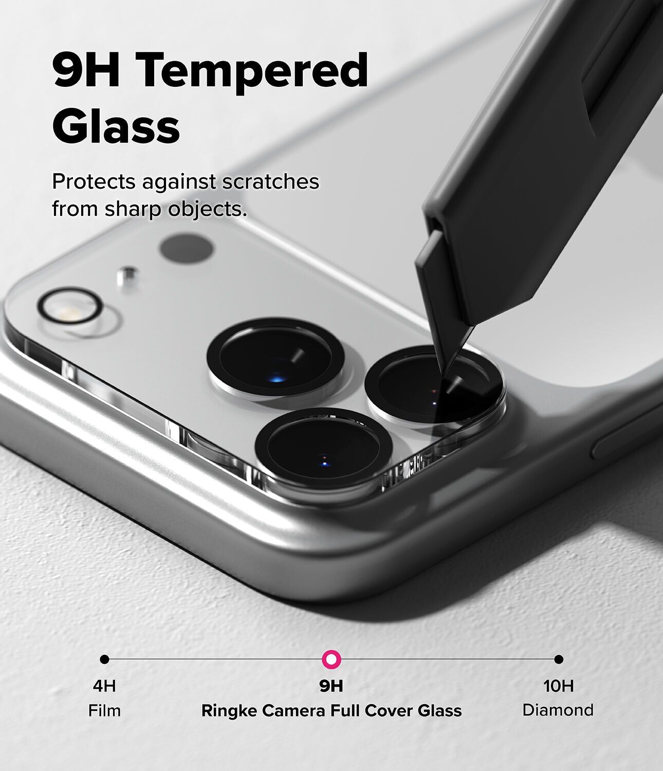 Комплект защитных стекол Ringke Camera Full Cover Glass для iPhone 17 Pro (8800328812352) - Black. Фото 9 Комплект защитных стекол Ringke Camera Full Cover Glass для iPhone 17 Pro (8800328812352) - Black (422705B). Фото 9 из 11